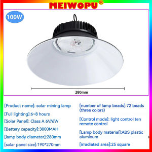 Three Color Lights Outdoor Solar Lamp Chandelier Home Courtyard Balcony Corridor Streetlight Pendant Light