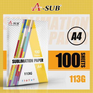 【Sublimation Paper】A-SUB Sublimation Transfer Paper A4 Size Heat Transfer Paper 100Sheets DIY Gift Ready Stock