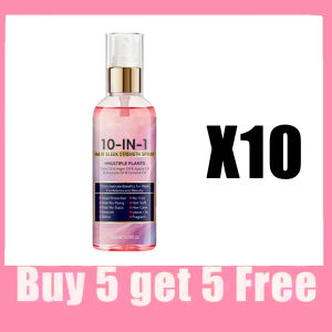 10 IN 1 No-Rinse Hair Care Spray for Repairing Dry Hair Smoothing Moisturizing and Styling