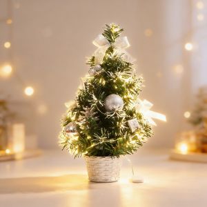 MODERNLUX 10 Headlights Artificial Christmas Tree 20cm led Christmas Gift High Quality 3 Colors Decorative Lights Pine Trees