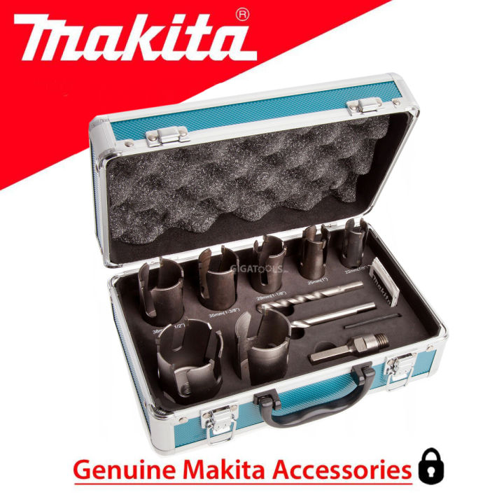 Makita D-51281 TCT Hole Saw Assortment Kit Set for Plumber ( 10pcs ...