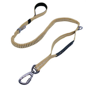 Sentexin Pet Dog Leash for Medium Large Dogs Reflective Bungee Leashs Shock Absorption Two Handles Heavy Duty Dog Traction Rope