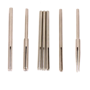 10/12 Pcs Cylinder Cone Straight Mandrels 2.35/3mm Shank Sandpaper Clamp Split Mandrels Handle Tools for Sanding Disc