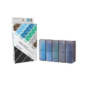 30pc Martial Model Sanding Sponges Kit Multiple Grits Abrasive Pad Sponges Backed Sandpaper for Smooth Arced Finishing