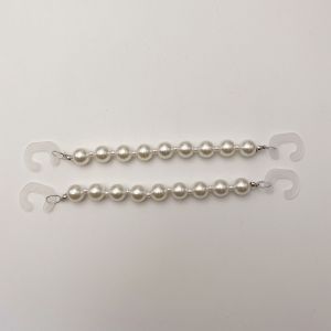 Crocs Charms Shoes DIY Accessories Cute Cartoon Mickey Mouse Shoe Buckle Pearl Chain Detachable Clogs Decoration for Crocs