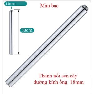 Thanh nối dài vòi hoa sen tròn Giá đỡ vòi hoa sen Ống nối dài 30cm Thép không gỉ