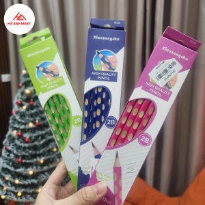 Hộp 12 bút chì định vị thông minh kèm gọt chì cho bé