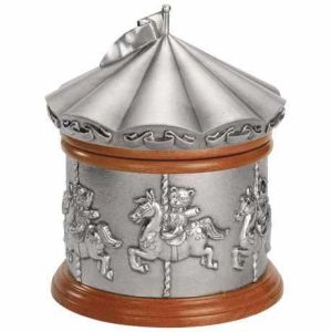 Royal Selangor Teddy Bears Picnic Collection Merry-Go-Round Music Box