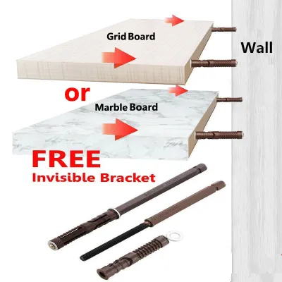 40/60/80CM FLATWOOD New Wood Wall Shelves for Living Room Bedroom Kitchen Office Wall Mounted 50cm Long Floating Shelves