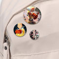 32/44/58mm Anime One Punch Man Lapel Pins Cartoon Cosplay Saitama Genos Jenos Sonic Tatsumaki Fubuki Garou Badges Broochs Accessories Gifts. 