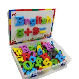 【Local Warehouse】Magnetic Learning Alphabet Letters Colorful Cartoon Fridge Magnets Letters Stickers Kids Intelligence Development Toy Magnetic Letters Alphabet Numbers Math Symbols Magnet Sticker Educational Learning Toys