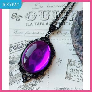 JCSYFAC Vòng cổ dơi ma cà rồng Cameo máu màu tím trang sức Gothic dơi đen phụ kiện phù thủy ngoại giáo thay thế cổ điển Choker người đàn ông