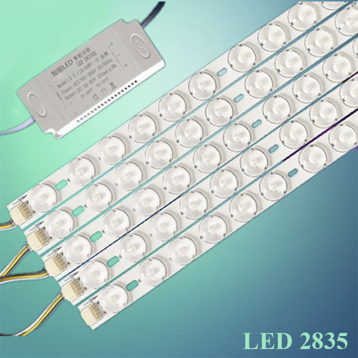 Dải đèn Led Tỏa thấu kính Siêu Sáng Chip 2835 đèn âm trần, bảng hiệu