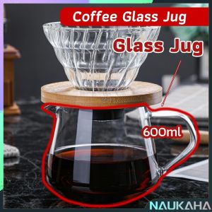 N.K. Household Glass Coffee Jug Hand Brewed Coffee Maker Teapot