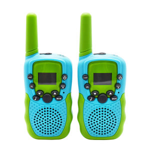 HT handy talky walkie talkie mainan untuk anak-anak berisi 2pcs walky talky kerja untuk 1-3KM