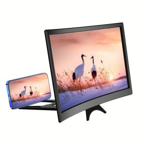 18-inch Curved Screen Mobile Phone Screen Amplifier Mobile Phone Video Amplifier Extension Mobile Phone Holder