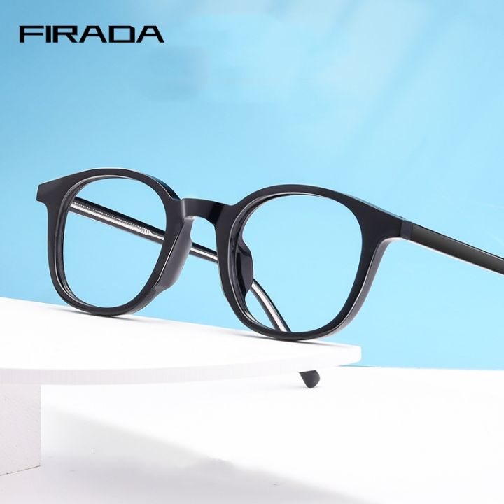 Firada thời trang trong suốt Kính mắt của phụ nữ cổ điển Vòng Acetate ...