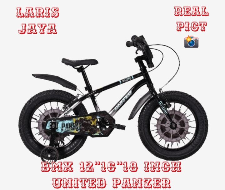 Sepeda Anak United Panzer Ban 3.0 Jumbo Ukuran 18 Inch By United Terbaru