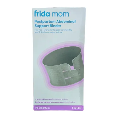 Frida Mom Postpartum Abdominal Support Binder (3 Adjustable Straps / 1 Binder)