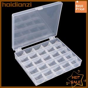 haidianzi แกนม้วน25/36จักรเย็บผ้าที่ว่างเปล่ากระสวยเคสจัดระเบียบกล่องเก็บของ