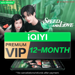 (E-Voucher) iQIYI VIP 12-Month Premium VIP 4K Clarity + Skip Ads for Dramas Anime & More