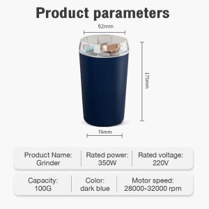 Multifunctional Grinder Large Capacity Coffee Bean Grinder Stainless Steel Blender Home Grinding Milling Machine