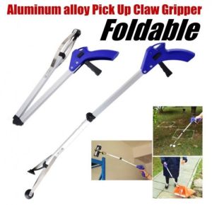 PCK-01 Penjepit Barang / Pickup Tool Alat Capit Pemungut Sampah Model Tongkat Bisa Lipat Dan Serbaguna / Bahan Stainless