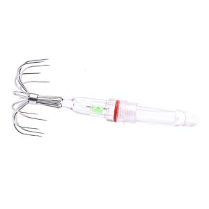 Bright LED Fishing Baits Compacts Portables Structure Fishing Hook For Cuttlefishes Capture Eight Hook