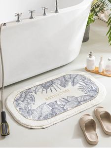 แคชเมียร์เลียนแบบ การดูดซับน้ำและป้องกันการลื่นไถล เสื่อเท้าห้องน้ำ พรมเช็ดเท้า ซึมซับน้ำดี ทำจากวัสดุไมโครไฟเบอร์แท้ มีรองกันลื่น พรมสไตล์นอร์ดิก พรมปูพื้น พรมเช็ดเท้าห้องน้ำ