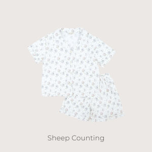 Harlow Kids - NEW Cloud Pajamas for Twenager/ Pajamas Remaja Tweenager/ Pajamas Double Cotton Gauze/Pajamas Anak Perempuan Remaja Tweenager/ Baju Tidur anak Perempuan Remaja Tweenager/ Baju tidur Anak Remaja Tweenager korea
