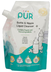 Date 2/2027 - Nước rửa bình sữa và núm ti Pur gói 450ml
