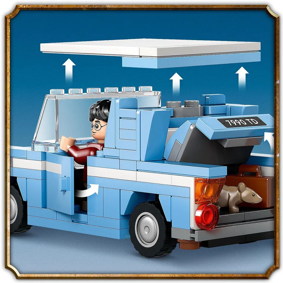 LEGO Harry Potter 76424 Flying Ford Anglia (165 Pieces) Harry Potter Toys  (7 Tahun+)