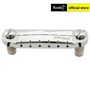 Wilkinson M Series 52mm(2-3/64 inch) String Spacing Pre-set Wraparound Bridge for Les Paul SG Junior Special Style Electric Guitar