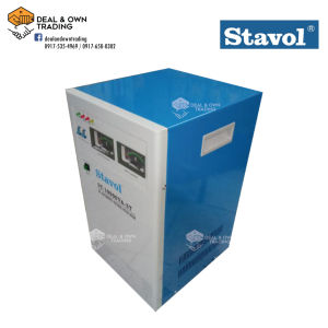Stavol ST-10000VA-ST 10000W Stand Type Automatic Voltage Regulator AVR (Blue)