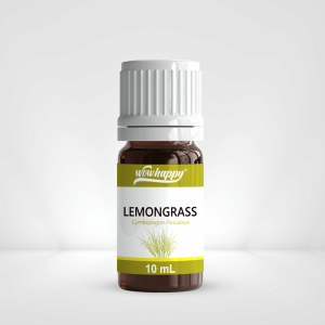 Wowhappy LEMONGRASS Aromatic Oil 10ML - Fresh Citrus Herbal Bliss | For Diffuser Massage Aromatherapy & Wellness Relaxation