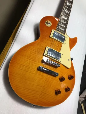 SKYLINE Custom Made Gibson Les Paul Standard Electric Guitar Heritage Cherry Sunburst (Hot Model & Fine Quality)READY STOCK