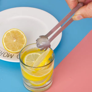 [Sirola] คลิปหนีบอาหารขนาดเล็กทำจากสแตนเลสสำหรับคีบน้ำแข็งก้อนน้ำตาลน่ารักใช้ตกแต่งขนมอบเค้กขนมหวาน