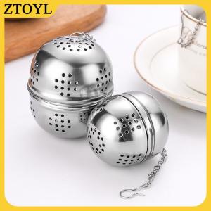 ZTOYL Lưới lọc trà hình cầu đựng gia vị dụng cụ pha trà dùng trong nhà hàng để nấu súp lẩu quả cầu đựng gia vị chống rò rỉ tại nhà