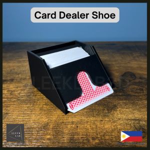 Card Dealer Shoe | Single Deck Card Dispenser for Poker & Games