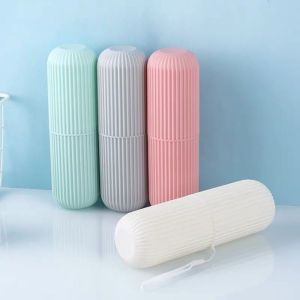 Shanshop Toothbrush Case Cover Toothpaste Holder Storage Orangizer Cup