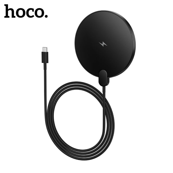 2025 Hoco CW62 Desktop 15W Wireless fast charger with digital display and  cable for iPhone 16 15 12 Pro Max PD Fast Charging Pad airpods Lazada PH