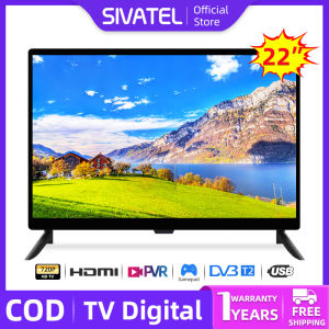 Sivatel TV LED Smart 32 inci FHD TV Digital 22/24/25/27 inci TV Android 12.0 Televisi Netflix/YouTube