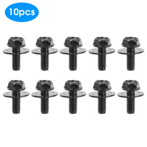 20Pcs Car U-Shaped Clip Tapping Screw Auto Body Bolt M6 Engine Cover Bumper Fender Liner Retainer Fastener Rivet Car Accessories