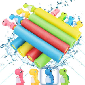UMI 40cm Hand Pull Colorful Water Blaster Shooter Soaker Gun Toy Pool Beach Fun Activity Pistol Air Mainan Budak Kanak 抽拉式水枪