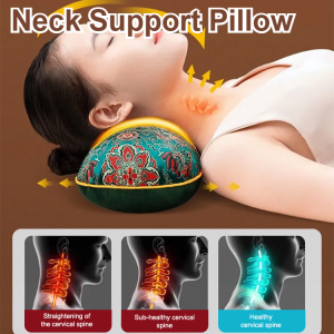 Electric Heating Mugwort Bone Pillow For All Year Round Suitable For Middleaged Office Workers And Neck Pain Relief Promotes Sleep And Supports Cervical Spine