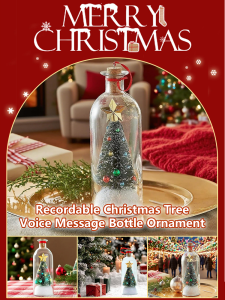 Christmas Tree Bottle Recordable Unlimited Function Portable Speaker