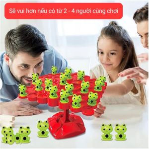 Trò chơi ếch cân bằng phát triển tư duy như chơi cờ - Đồ chơi cho bé ếch thăng bằng chơi nhóm và gia đình