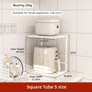 SG 2 Tier Kitchen Countertop Microwave Airfryer Coffee Machine Rice Cooker Appliances Storage Rack By Thehomeshoppe