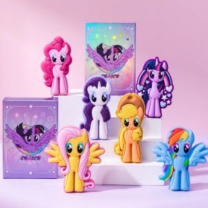 ใหม่น่ารัก My Little Pony Image Eraser Originality การ์ตูนชิปกําจัดยางลบนักเรียนเครื่องเขียนอุปกรณ์