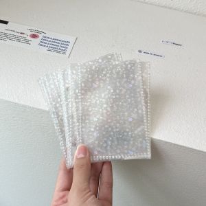 LSMSMAVDS A8 Bìa album ảnh 3 inch Mini Nút Đôi Bìa album lá rời Bộ sưu tập sách 3 lỗ Ốp hình ảnh mini Đựng ảnh